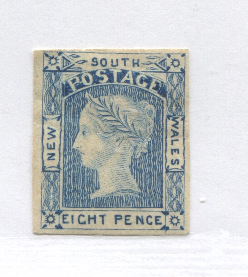 New South Wales QV 1853 8d Proof - Image 1 of 1