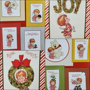 Gloria & Pat Angel Dumplin Drawing Board Greeting Cards Cross Stitch Book 20 Vtg - Picture 1 of 8