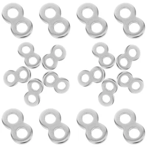 20 Piezas Figura 8 Hebilla Conector Mesa Sujetadores Clips Escritorio - Imagen 1 de 12