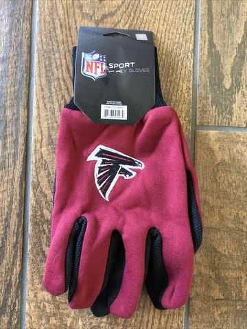 NFL Atlanta Falcons Utility Gloves Red w/ Black Palm by FOCO Cover
