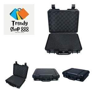 Waterproof Hard Case with DIY Customizable Foam Insert - 14 x 12 x 4in - Picture 1 of 6