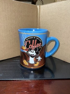 Tazza Tazza Tazza Topolino Caffè Disney Marca "Really Swell" Parchi a Tema Vantaggi Nero Blu - Foto 1 di 4