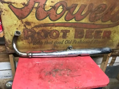 Silenciador de cabezal de tubo de escape izquierdo Yamaha RD350 1973 Foto 1 de 4