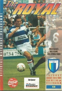 1994/95 Reading v Gillingham League Cup - Picture 1 of 1