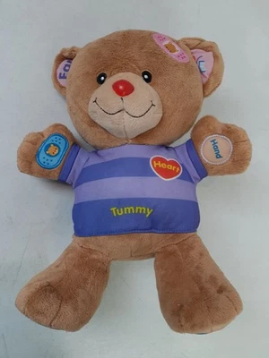 Vtech Care and Learn Plush Teddy Bear Patient Stuffed Interactive Talks Sings - Image 1 of 4