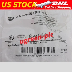 Allen Bradley 800FM-E4MX01 Extended Push Button Red Brand New Free Shipping - Picture 1 of 4