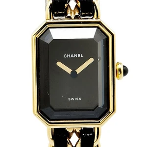 Reloj CHANEL Premiere Talla: L H0001 Cuarzo Esfera Negra Mujer 【Usado】 - Imagen 1 de 9