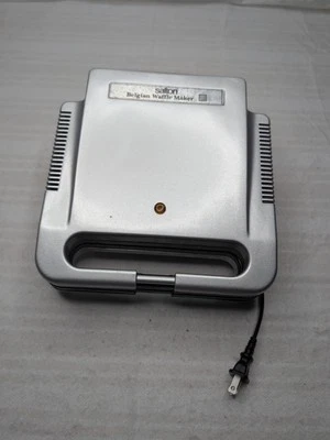 GOFRERA BELGA ELÉCTRICA SALTON MODELO WM-4PLT Gris Probada y Funcionando Foto 1 de 3