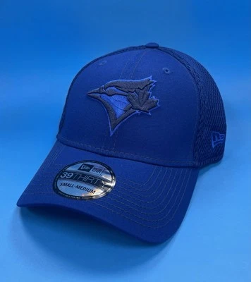 New Era 39Thirty Toronto Blue Jays Blue on Blue Mesh Flex Hat/Cap - Sm/Med - Image 1 of 4