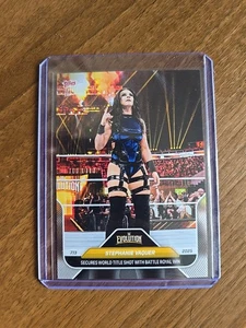 Topps Now 2025 WWE Stephanie Vaquer #80 - Evolution - La Primera - Picture 1 of 2