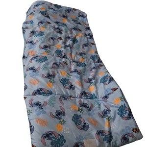 Disney Stitch Kids Nap Pad Pillow Insert Tropical Pineapple Blue - Picture 1 of 3