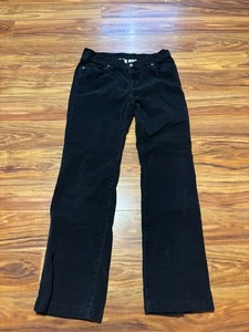Columbia Vintage Y2K Black Corduroy Pants Women’s Size 12 Comfort Stretch - Picture 1 of 8