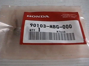 GENUINE HONDA 90103-MBG-000 PAN HEAD SCREW M5x20 CB1000R CBR 600 900 929 RR VFR - Picture 1 of 1