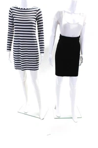 James Perse Mott 50 Mujer Jersey Vestido Cambio Falda Lápiz Talla 1 Pequeño Lote 2 - Imagen 1 de 6