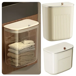 7/9L with Lid Kitchen Compost Bin Garbage Can for Cupboard Bathroom Office - Picture 1 of 17