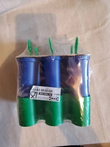 Ikea Eis Popsicle Form Maschine Zum Selbermachen Saft Bar blau 4" 802.084.78 VERSIEGELT - Bild 1 von 6