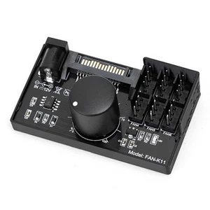 Régulateur de vitesse de ventilateur PWM alimentation Sata DC haute performance 4 broches Lü5833 - Photo 1/6