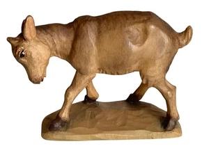 ANRI ITALIEN HOLZ KRIPPE KUOLT 6" MASSSTAB ZIEGE - Bild 1 von 4