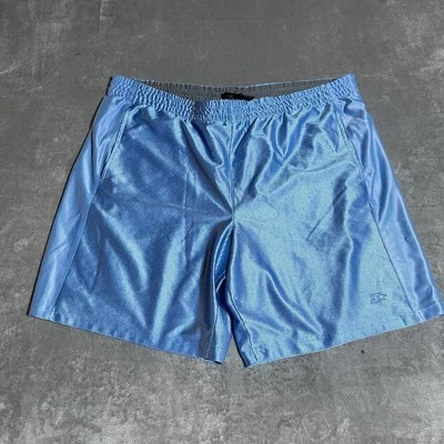 Vintage Starter Basketball Shorts Mens XL Baby Blue Dazzle Athletic Shiny Foto 1 de 4