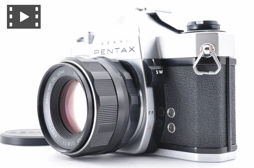 [N.MINT] Pentax Spotmatic SP Film Camera w/Super Takumar 55mm f/1.8 JAPAN #0426 - Image 1 of 4