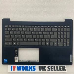 PROBADO Lenovo Ideapad 3i-(15",7) Reino Unido Teclado Apoyamanos Panel Táctil Cubierta i3-Genuino - Imagen 1 de 12