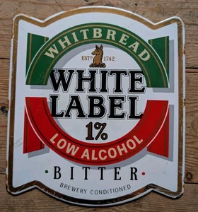 WHITBREAD BITTER - Letrero esmaltado/metal - Bar Restaurante Publicidad Pub Decoración - Imagen 1 de 19