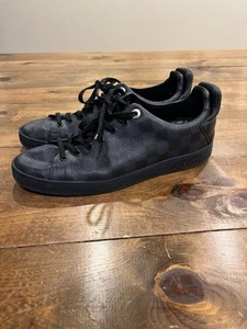 Louis Vuitton LV Damier Cobalt Frontrow Shoes Sneakers Lace Up Mens US 8.5 EU 42 - Picture 1 of 17