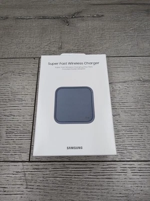 Cargador inalámbrico súper rápido Samsung (máximo 15 W) con adaptador de corriente - negro - NUEVO Foto 1 de 2