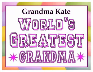 IMÁN PERSONALIZADO DE LA ABUELA ABUELA MÁS GRANDE DEL MUNDO - Imagen 1 de 1
