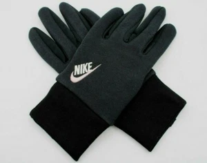 Nike Fleece Gloves Youth Medium Black/White/Pink - Picture 1 of 5