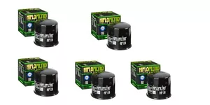 FILTRO DE ACEITE HIFLO HF138 x 5 PAQUETE SE ADAPTA A MOTOCICLETAS APRILIA SUZUKI - Imagen 1 de 3