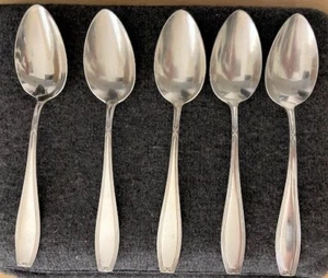 Gowe Alpacca Menülöffel GW Kreuzband 5 Stück, 21,4 cm - Bild 1 von 9