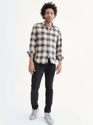 Pantalones tecnológicos resistentes al agua 7 for All Mankind Ace Adrien negros talla 30X32 3949 Foto 1 de 2