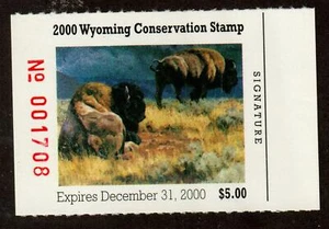 Wyoming WY17 2000 Buffalo MNH shipping in the USA! - Picture 1 of 1
