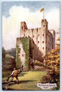 Kent England Postcard Rochester Castle c1910 Unposted Oilette Tuck Art - Picture 1 of 2