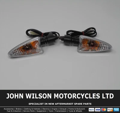 Aprilia RS4 50cc 125cc 2011-2016 Front Indicators Pair - Image 1 of 4