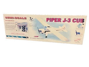 Black Horse Piper J-3 Cub Semi-Scale 1840mm Wingspan RC Model - Picture 1 of 7