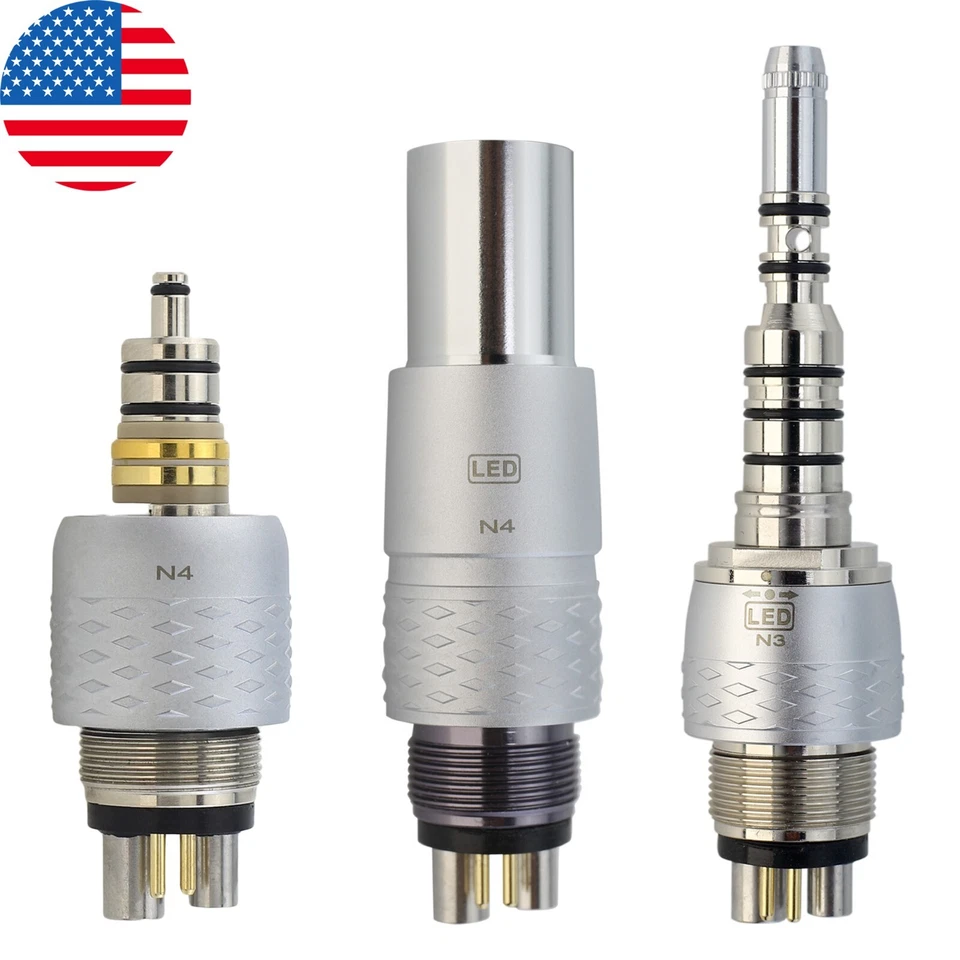 Acoplador de acoplamiento de pieza de mano dental LED de 6 orificios para KAVO Multiflex NSK Phatelus con h Foto 1 de 4