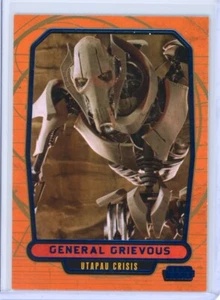 2013 STAR WARS Galactic Files 2 GENERAL GRIEVOUS Blue Foil Parallel #303/350 - Foto 1 di 2