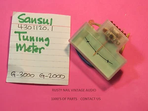 📈SANSUI 4301120.1 TUNING METER G-3000 G-2000 STEREO RECEIVER - Bild 1 von 1