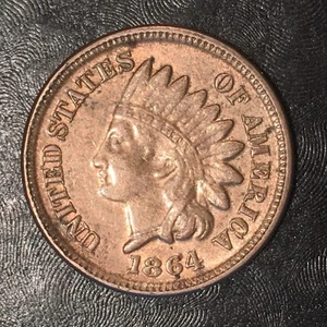 1864 Indian Cent - Copper Nickel - High Quality Scans #H095 - Picture 1 of 2