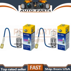 Pair H3 130W Hella Driving/ Fog Light Bulb H3 Halogen Clear 130 Watt 12V_PRP - Picture 1 of 5
