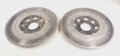 77 Kawasaki KH400 S3 1977 par de rotores de freno delanteros izquierdo y derecho envío gratuito Foto 1 de 4