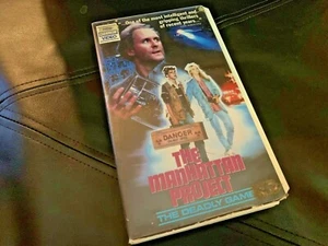 THE MANHATTAN PROJECT vintage 80s VHS tape HBO Cannon rare John Lithgow - Picture 1 of 3