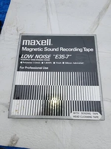 MAXELL Low Noise E35-7 reel-to-reel 7" magnetic sound recording tape NEW!!! - Picture 1 of 1