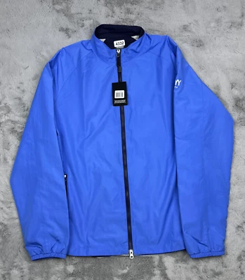 Chaqueta de Playa Pebble Hombres Azul Cielo Vodka Rendimiento Cremallera Completa Agua Resistente al Viento Foto 1 de 4