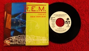 R.E.M.   CAN'T GET THERE FROM HERE   1985 PROMO 45 & PIC SLEEVE    FREE SHIPPING - Picture 1 of 1