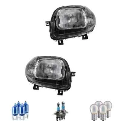 Scheinwerfer Frontscheinwerfer Set Halogen H4 für Renault Clio II inkl. Lampen - Bild 1 von 4