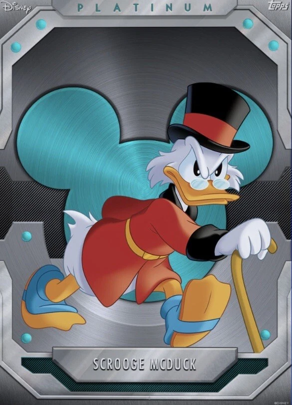 [DIGITAL CARD] Topps Disney - Scrooge McDuck - Platinum Pristine 22 S1 Teal - Image 1 of 1