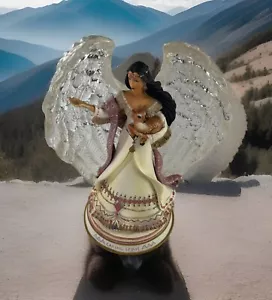 Bradford Exchange Caring Spirit Figurine Angel Sacred Crystal Native American - Picture 1 of 11